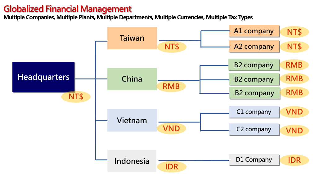 ERP for Multinational Enterprise Operations Management